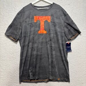 Fanatics Tennessee Volunteers Mens 2XL Gray Camo Performance T-Shirt
